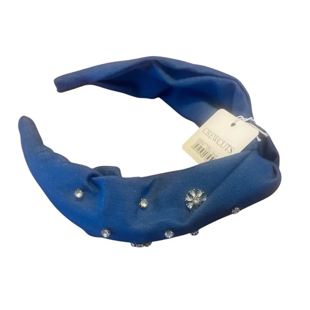 Crewcuts embellished chambray headband